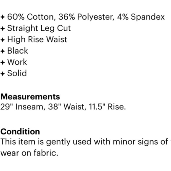 Vintage Monsoon Black Monochromatic Print Dress pants plus women’s 14 - Picture 2 of 5